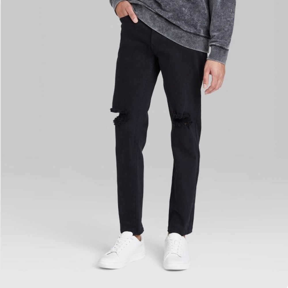 Mens NWT black jeans